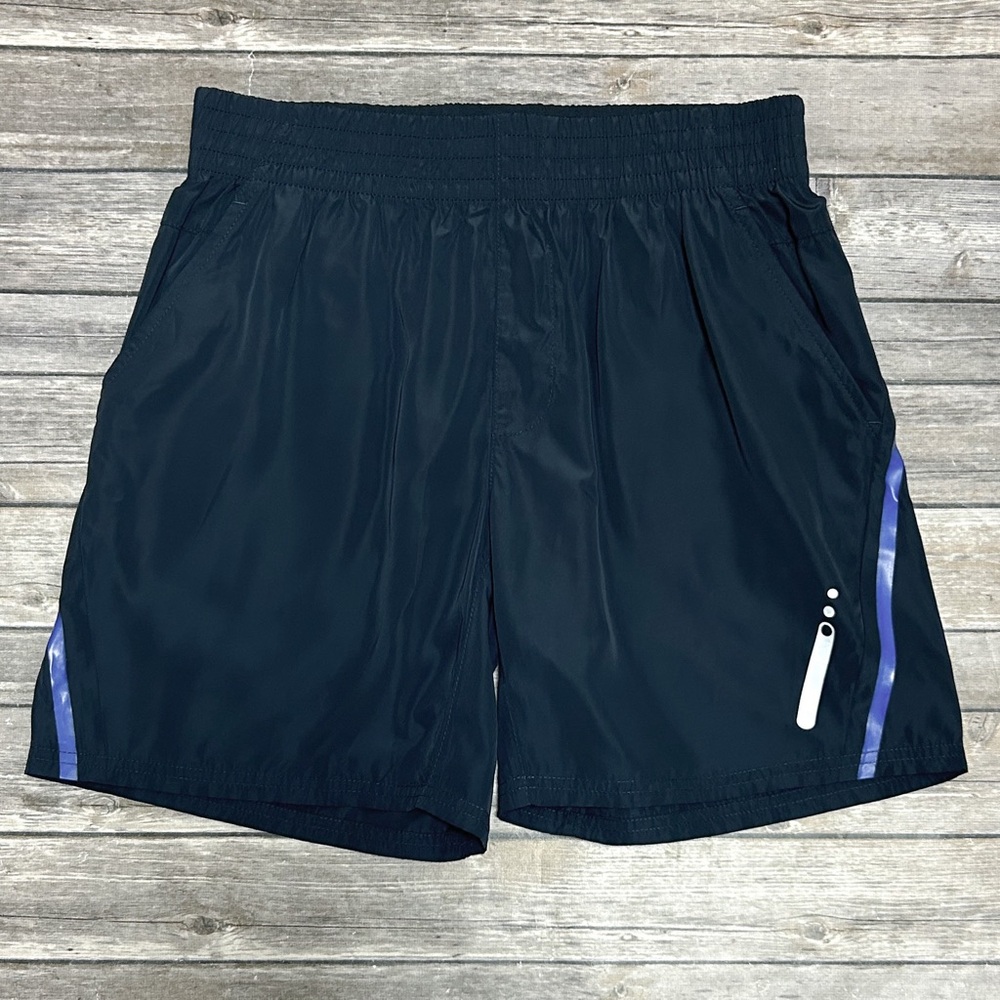 Punto Blanco Navy Blue Henrik Back Circular Vents Athletic Shorts Medium